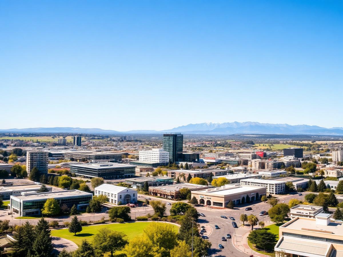 Christchurch cityscape, New Zealand