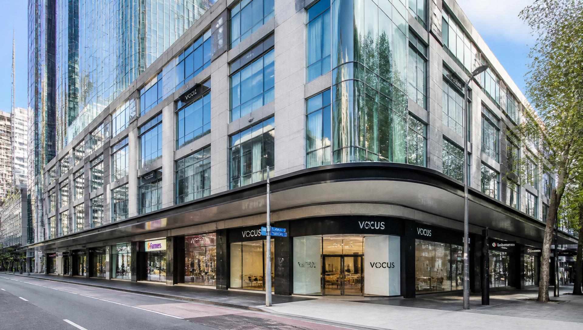 Auckland CBD commercial retail and office building